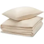 Yumeko Dekbedovertrek set Katoensatijn 140x220 Beige - Eco, Bio & Fairtrade