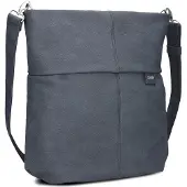 Zwei Schoudertas 'Mademoiselle' donkerblauw