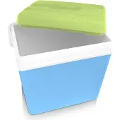 Eda Plastiques koelbox - 24L - Groen/Blauw