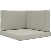vidaXL Buitenbankkussen Polyester Grijs 80 x 80 x 8 cm