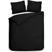 Heckett & Lane Banda Moonless Black - 100% Katoen-Satijn - 240 x 200/220 cm