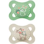 Mam Originele Pure Smak Smocki Kauczukowe 2-6M (2 maten)