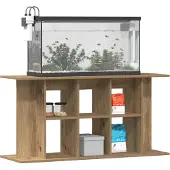 vidaXL Aquariumstandaard Artisan Eikenhout 120x40x60 cm