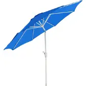 Mendler Parasol N19, tuinparasol, Ø 3m kantelbaar polyester/aluminium 5kg ~ blauw