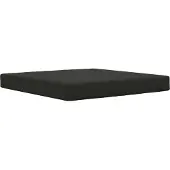 vidaXL Buitenbankkussen Polyester Zwart 80 x 80 x 8 cm