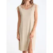 Lisca Nachthemd Destiny | Maat: L | Kleur: Beige