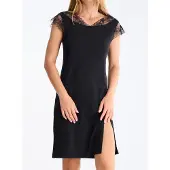 Lisca Nachthemd Destiny | Maat: XL | Kleur: Zwart