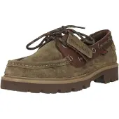 Clarks Bootschoen Men Cleyhill Boat Olive Combi-Schoenmaat 44