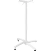 Oviala - Tafelpoot met kantelsysteem van 108 cm in wit aluminium - Klipo