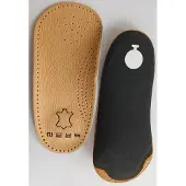 Tacco Nova - Echt Leder Ortho Support 3/4 Inlegzolen Maat 39 - Leer/Lederen - Steunzool - Platvoet - Vermoeide Voeten - Dames/Vrouwen & Heren/Mannen