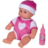 Happy People babypop junior vinyl/polyester roze 4 delig