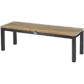 Diamond Garden Ravenna Bank Roestvrij Staal/Gerecycled Teak
