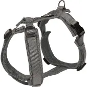 Petlando Harnas Y-Comfort Mesh, Antraciet (S, Hond, Algemeen), Kraag + Leiband