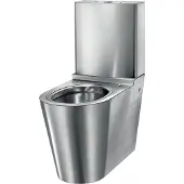 Delabie WC MONOBLOC S21 RVS 304 mat gepol + spoelbak
