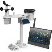 Bresser MeteoChamp HD Profi: Draadloos weerstation met 9-in-1 sensor en WLAN-verbinding