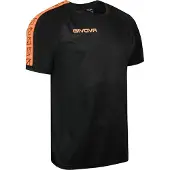 Givova Poly Band T-shirt Met Korte Mouwen Oranje XL Man