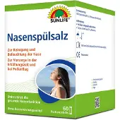 SUNLIFE - Neus spoelzout - Nasaal zout - Neusdouche - 60 zakjes