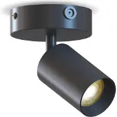 Calex Opbouwspot | (GU10, Aluminium, Zwart)