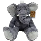 Van Manen Veenendaal olifant pluche grijs 22cm grijs Polyester Knuffel