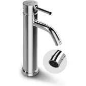Mirlux Wastafelkraan Chrome 29,5 x 17,2 x 5 cm – Badkamer Mengkraan Koud & Warm Water – Fonteinkraan / WC Kraan