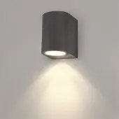 LEDVION - LED Wandlamp - 4.5W - 2700K - IP54 - Antraciet & - GU10