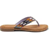 Lazamani Slippers Dames Paars Leer Size 36