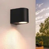 LEDVION - LED Wandlamp Vesta - Zwart - GU10 - IP54