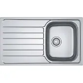 Franke SPARK, SKL 611-86. Excenterklep, roestvrij staal, met touw