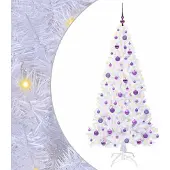 Syfax Kunstkerstboom met 300 LED Wit 180 cm PVC en staal