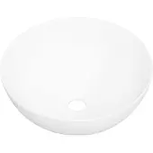 Syfax Wasbak 36x15 cm rond keramiek wit