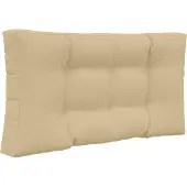 vidaXL Buitenbankkussen Polyester Beige 80 x 80 x 8 cm