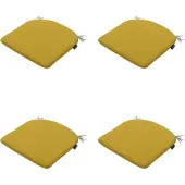 Madison zitkussen panama yellow 46x48cm 4 stuks
