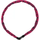 ABUS Fietsslot Kettingslot - Steel-O-Chain 4804C SYMBOLS - Security level 4 - roze - 75 cm - Geschikt voor elektrische fietsen en stadsfietsen