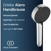Ideal standard Alero handdouche met 2 functies, waterbesparend – Chroom