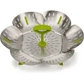 Joseph Joseph Stoominzet Bloom Stomer Opvouwbaar Zilver RVS