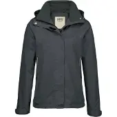 Hakro Regular Fit Dames regenjas donkergrijs, Effen