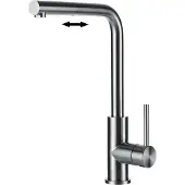 Lorreine Tweed eenhendel keukenkraan RVS