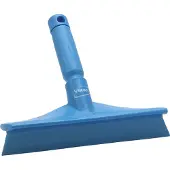 Vikan 7125-3 ultra hygiëne handtrekker 25 cm, incl. kort steeltje, blauw