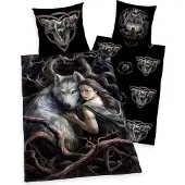 Herding Anne Stokes beddengoed, 135x200 cm, renforcé (katoen). Set bestaat uit: 80/80 + 135/200 cm