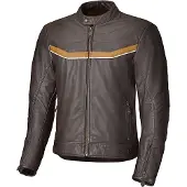 Held Heyden Bruin Beige Leren Motorjas Maat 60