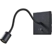 LINDBY Wandlampe , Mayar, Zwart, Slaapkamer, Metaal, Modern