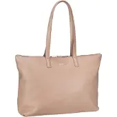 Mandarina Duck Leren met laptopvak Mellow Leather Shopper Warm Taupe