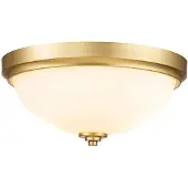 Elstead Lighting LED Badkamerarmatuur Malibu | 2X E27 Max 60W | IP44 | Dimbaar | Brushed Brass