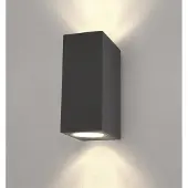 LEDVION - LED Wandlamp Helene - Antraciet GU10 - IP54
