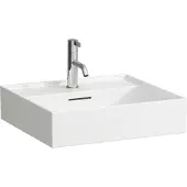 Laufen Kartell opzetwastafel, 1 kraangat, met overloop, 500x460mm, H8163320001041