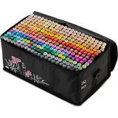 Nukido NK-915 Alcoholmarkers met tasje, 262 stuks