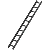 MUNK Günzburger Steigtechnik MUNK aluminium dakladder, 10 treden, antracietgrijs