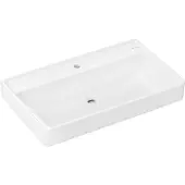 Hansgrohe wastafelblad Xanuia Q, 800x480 mm, met kraangat, zonder overloop, SMC wit, artikelnummer 61138450
