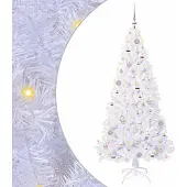 Syfax Kunstkerstboom met 300 LED Wit 180 cm PVC en staal