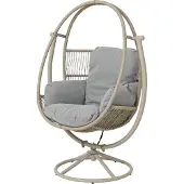 Kaemingk Tunja draaistoel wicker 113x90 cm 2 stuks